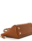 Supple Shiny Lambskin Little New Luggage Soft Tan