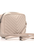 Calfskin Matelasse Monogram Lou Camera Bag Marble Pink