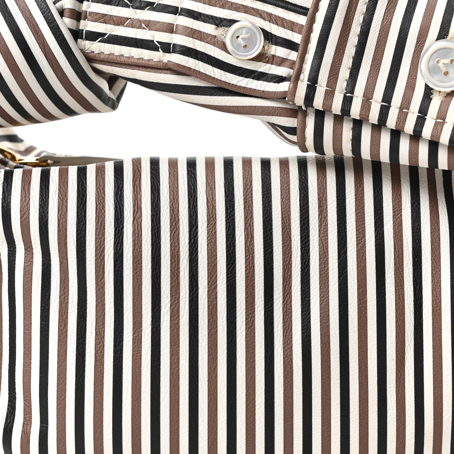 Nappa Print Shirt Effect Mini Jodie Camel Black White