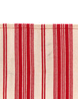 Canvas Embroidered Mykonos Large Striped Book Tote Red