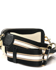 Saffiano Small Snapshot Camera Bag Cloud White Multicolor