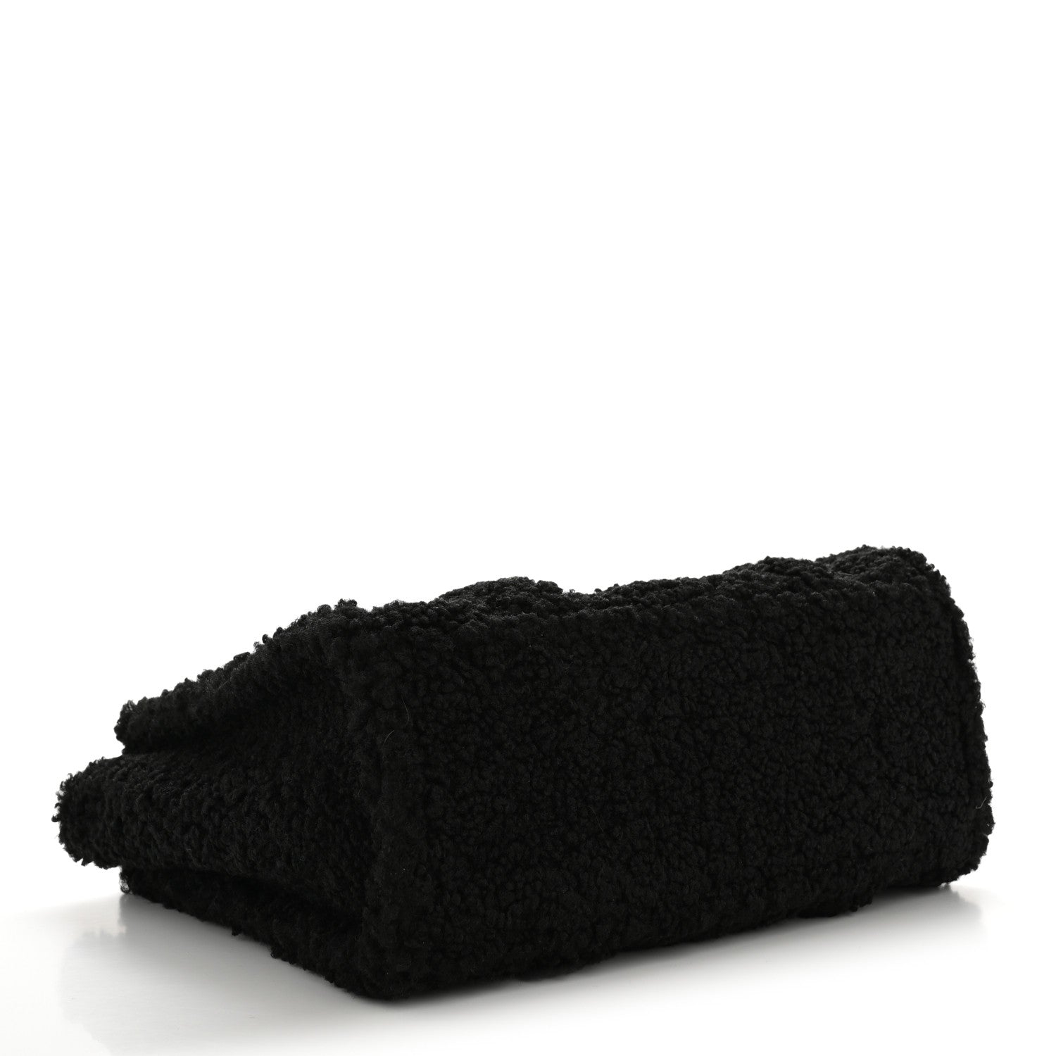 Polyester Cotton Medium The Teddy Traveler Tote Bag Black