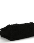 Polyester Cotton Medium The Teddy Traveler Tote Bag Black