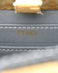Vitello King Shiny Nappa Intreccio Petite Peekaboo I SEE U Satchel Tempesta