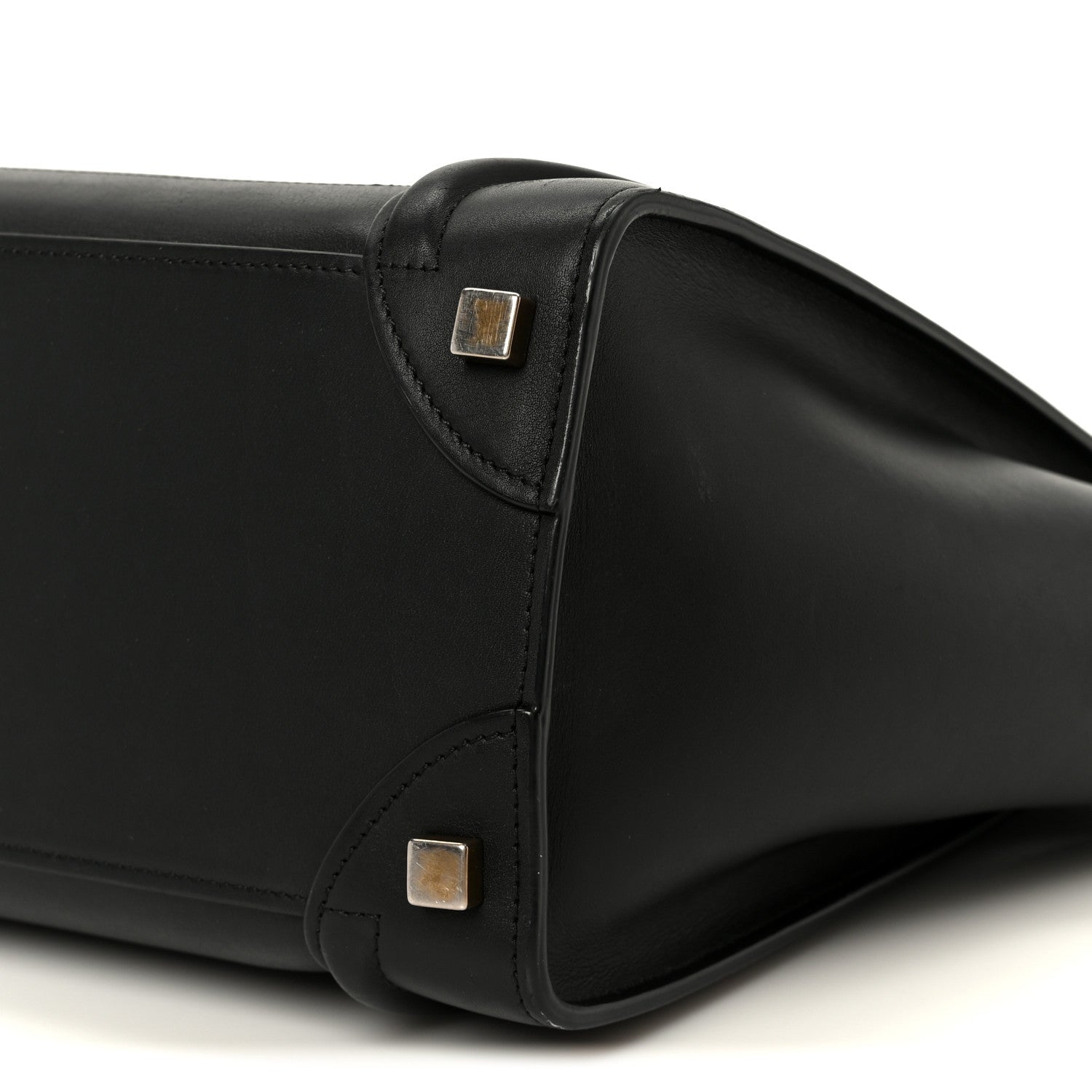 Smooth Calfskin Micro Luggage Black