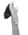 Calfskin Foulard Shoulder Bag Dark Green