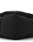 Nylon Intrecciato Padded Tech Maxi Cassette Bag Black