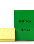 Nappa Intrecciato Trifold Wallet Ice Cream
