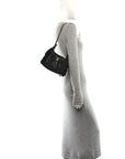 Caviar Quilted Mini CHNL 25 Handbag Black