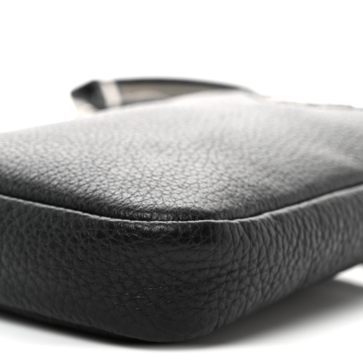 Vitello Daino Soft Mini Crossbody Bag Black
