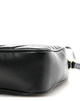 Calfskin Matelasse Monogram Lou Camera Bag Black
