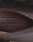 Patent Calfskin Le 5 A 7 Mini Hobo Spicy Chocolate