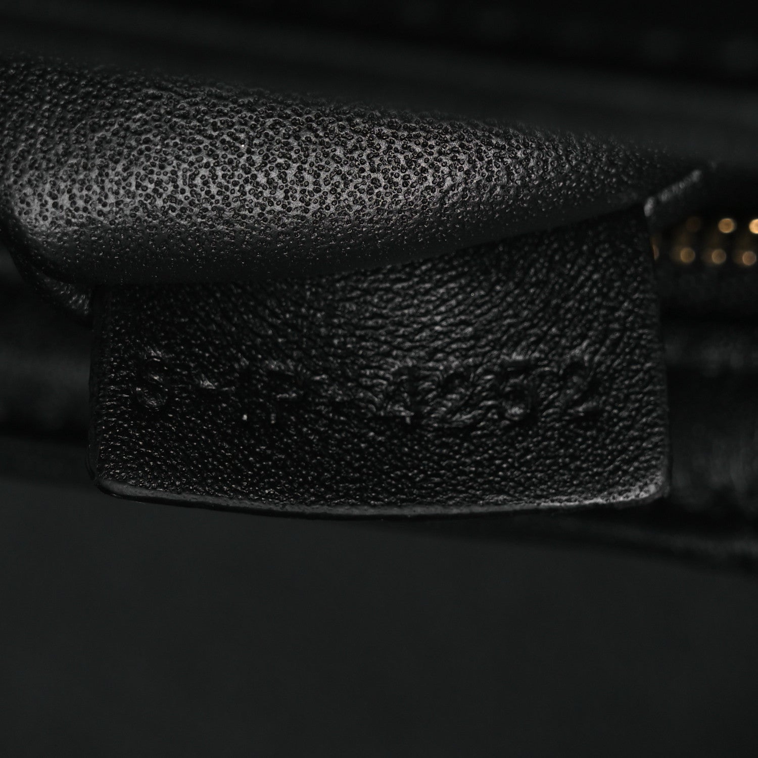 Shiny Calfskin Medium Triomphe Black