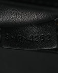 Shiny Calfskin Medium Triomphe Black