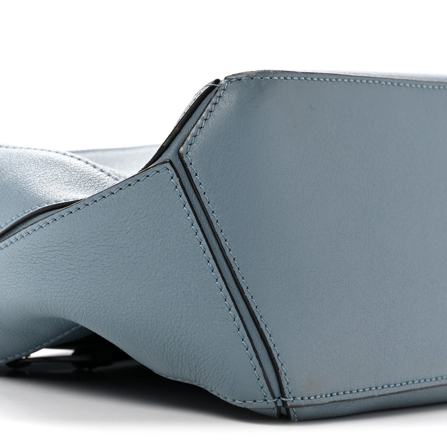 Calfskin Small Puzzle Bag Stone Blue