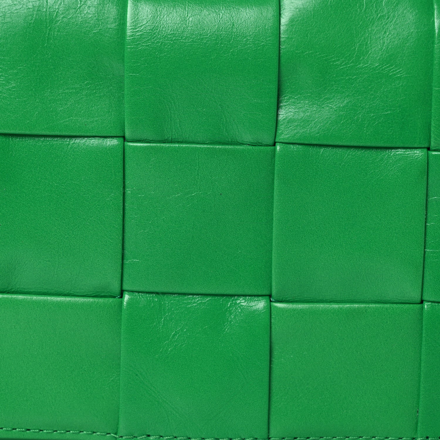 Paper Calfskin Maxi Intrecciato Small Cassette Crossbody Bag Grass