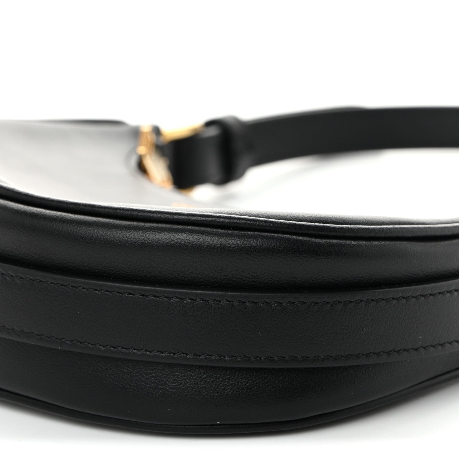 Smooth Calfskin Mini Ava Shoulder Bag Black