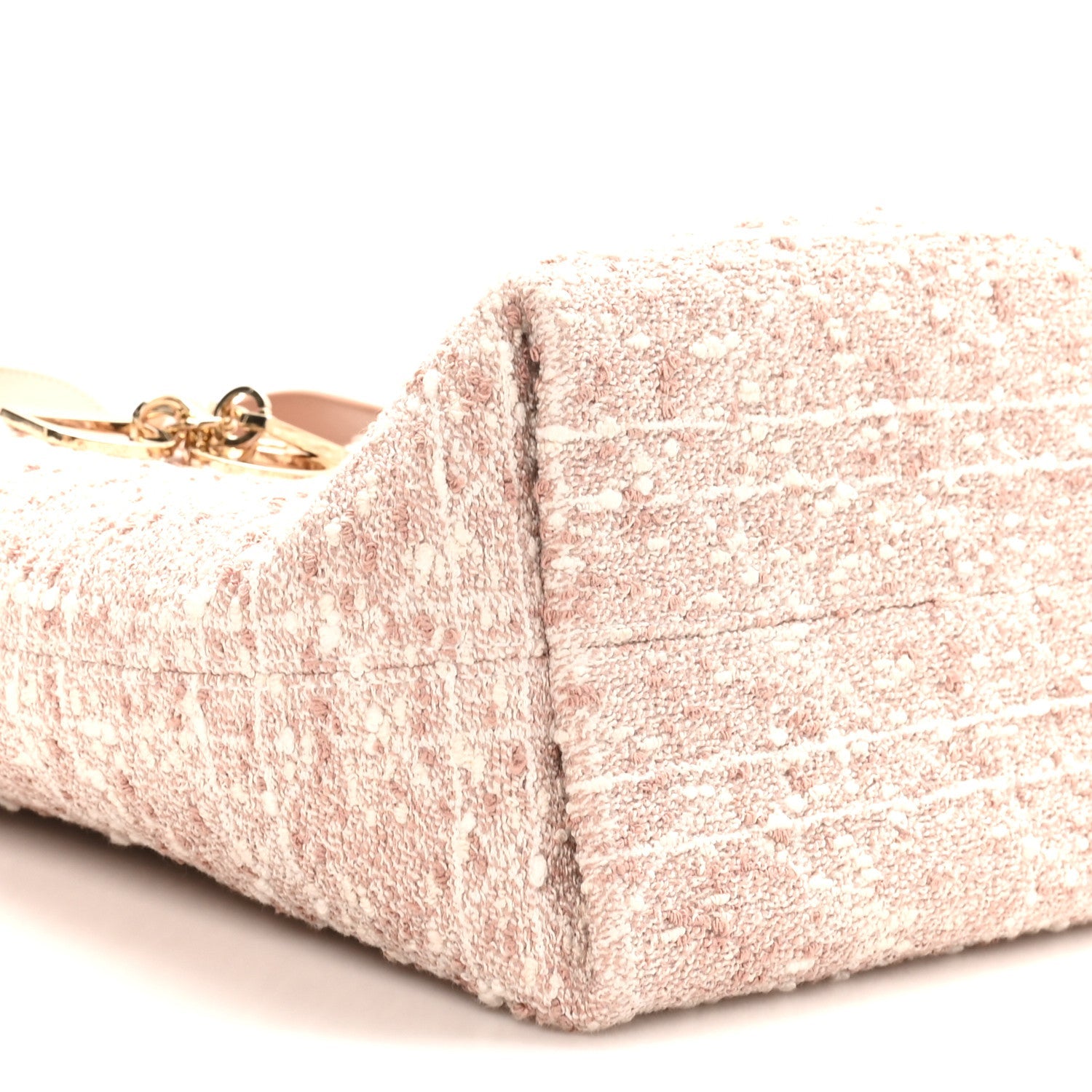 Tweed Cannage Small Vertical Toujours Rose des Vents