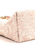 Tweed Cannage Small Vertical Toujours Rose des Vents