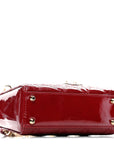 Patent Cannage Mini Lady D1OR Red