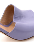 Lambskin Stretch Mule Sandals 41 Lavender