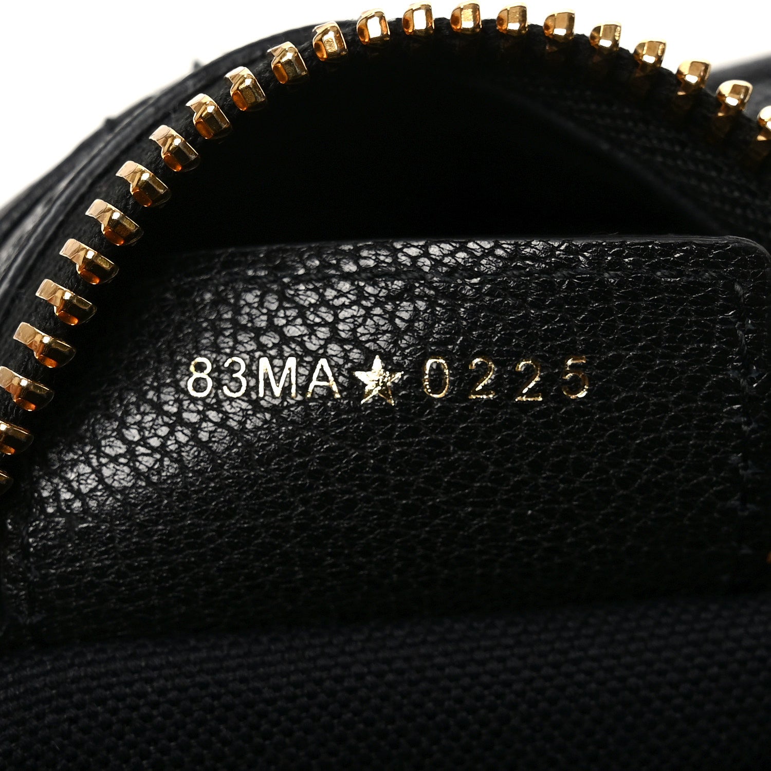 Shiny Grained Calfskin Macrocannage Medium D-Journey Bag Black