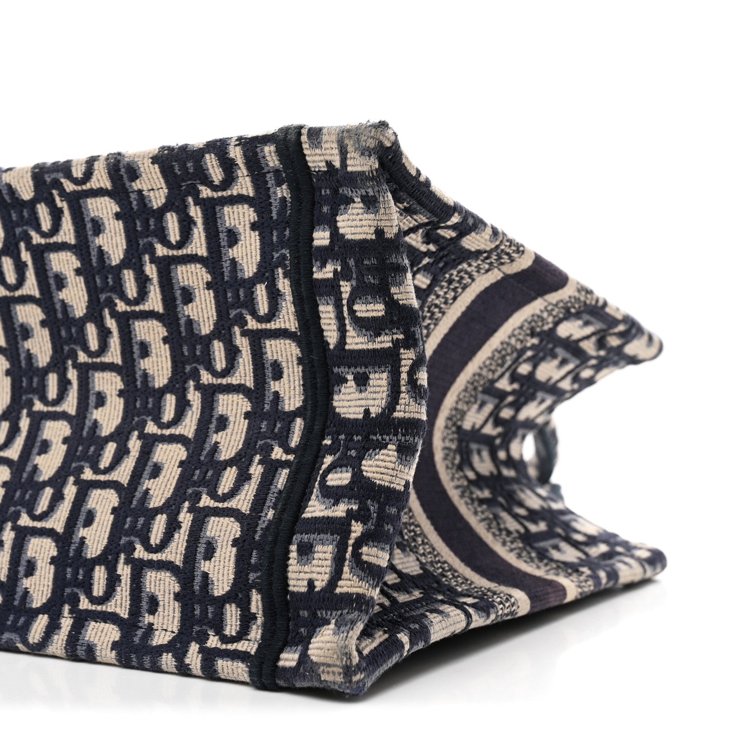 Oblique Small Book Tote Blue Multicolor