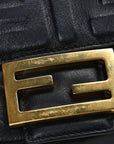Nappa FF 1974 Embossed Baguette Black