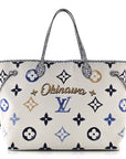 Monogram Canvas By The Pool Okinawa 2.0 Neverfull GM Blue