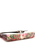 GG Supreme Monogram Blooms Mini Dionysus Chain Wallet Beige Multicolor Dry Rose