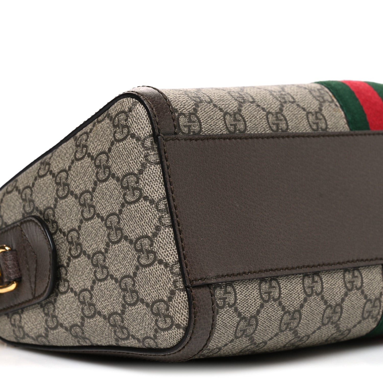 GG Supreme Monogram Web Medium Ophidia Boston Brown