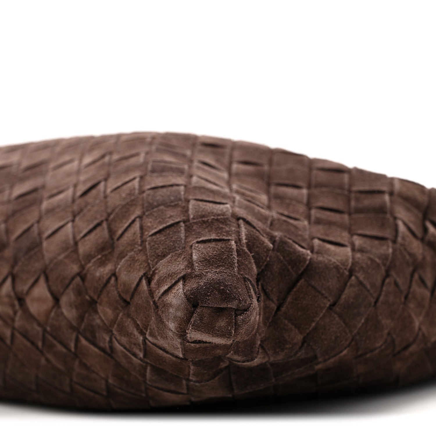 Suede Intrecciato Small Hop Fondant