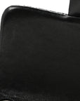 Lambskin Quilted Mini Square Flap Black