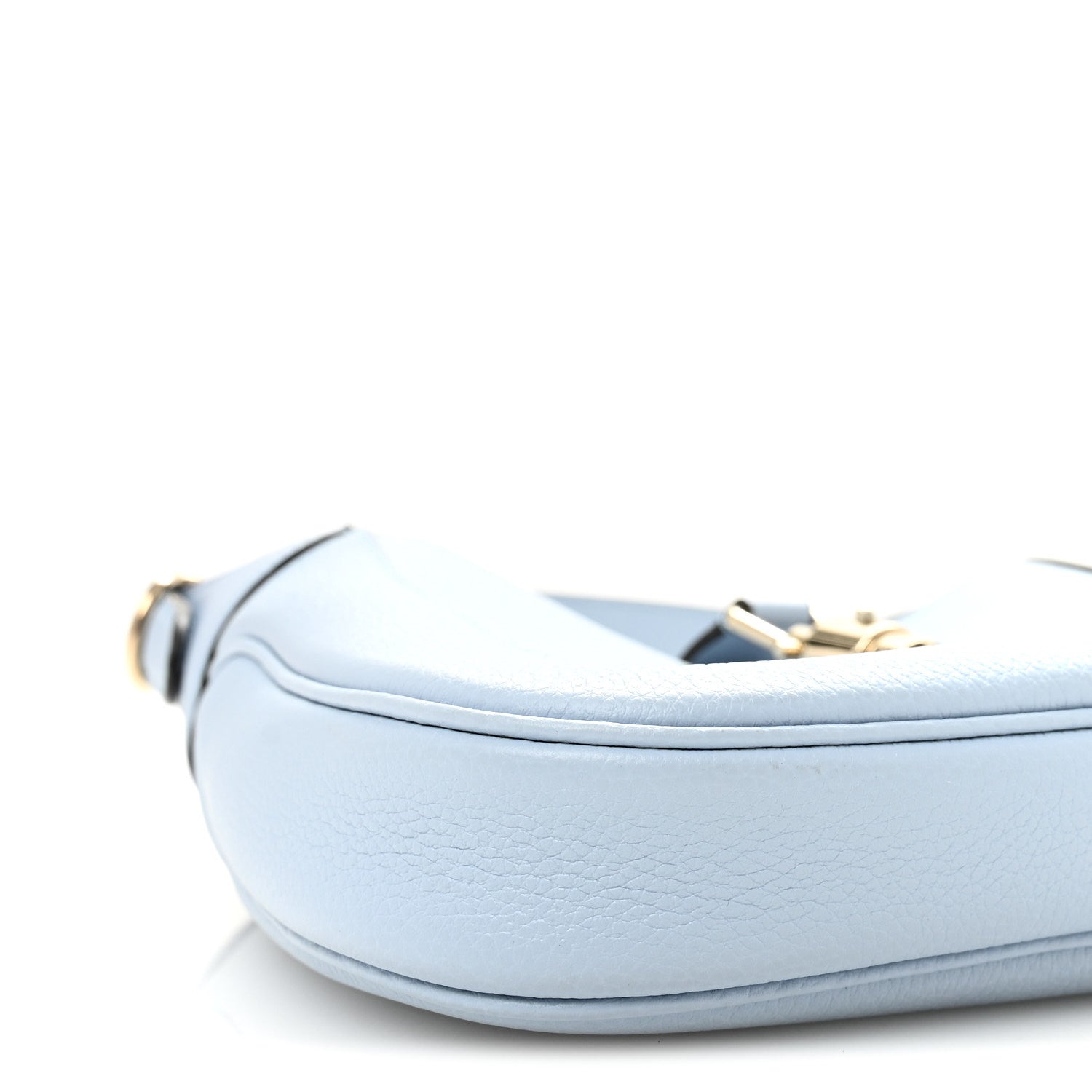 Grained Calfskin Web Medium Jackie 1961 Hobo Light Blue