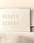 GG Supreme Monogram Textured Dollar Calfskin Web Mini Horsebit 1955 Shoulder Bag