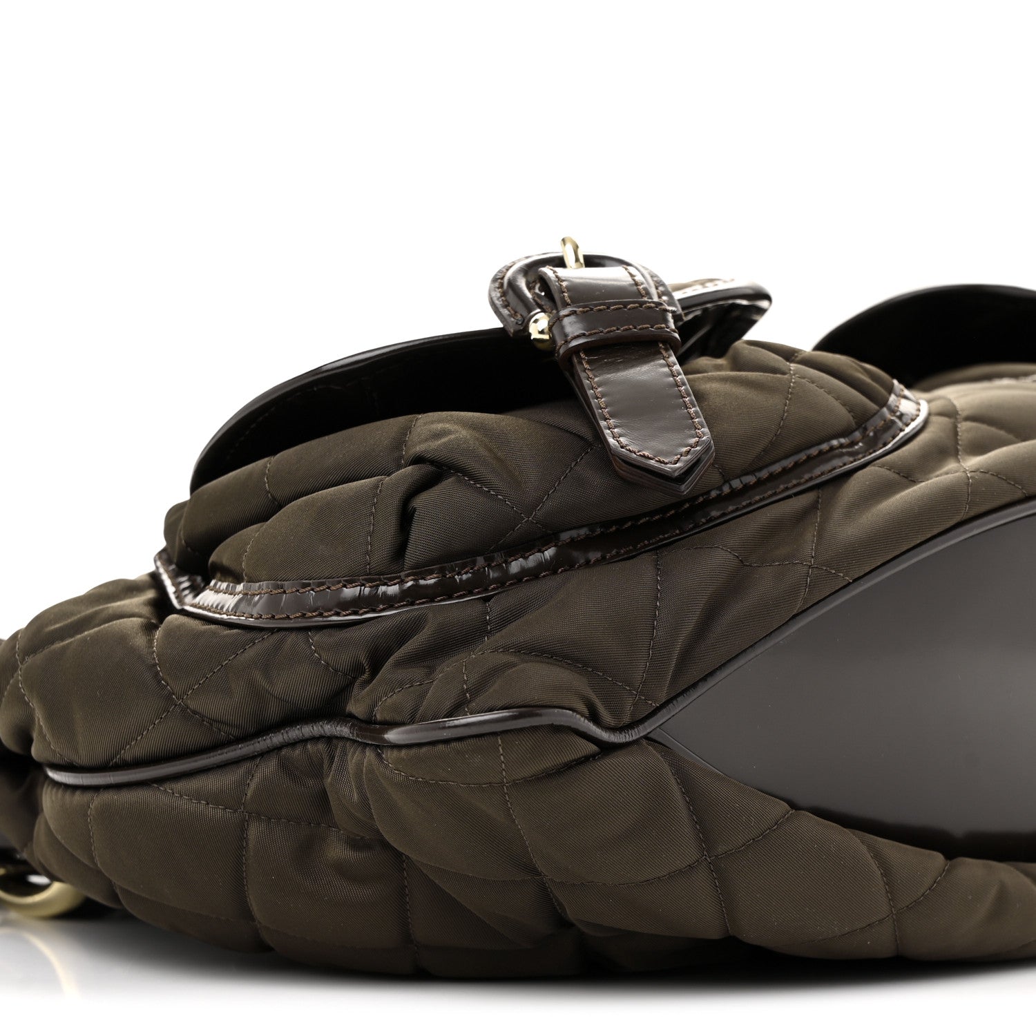 Nylon Quilted Bromley Hobo Brown