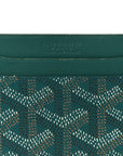 Goyardine Saint Sulpice Card Holder Green
