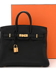 Togo Birkin 25 Black