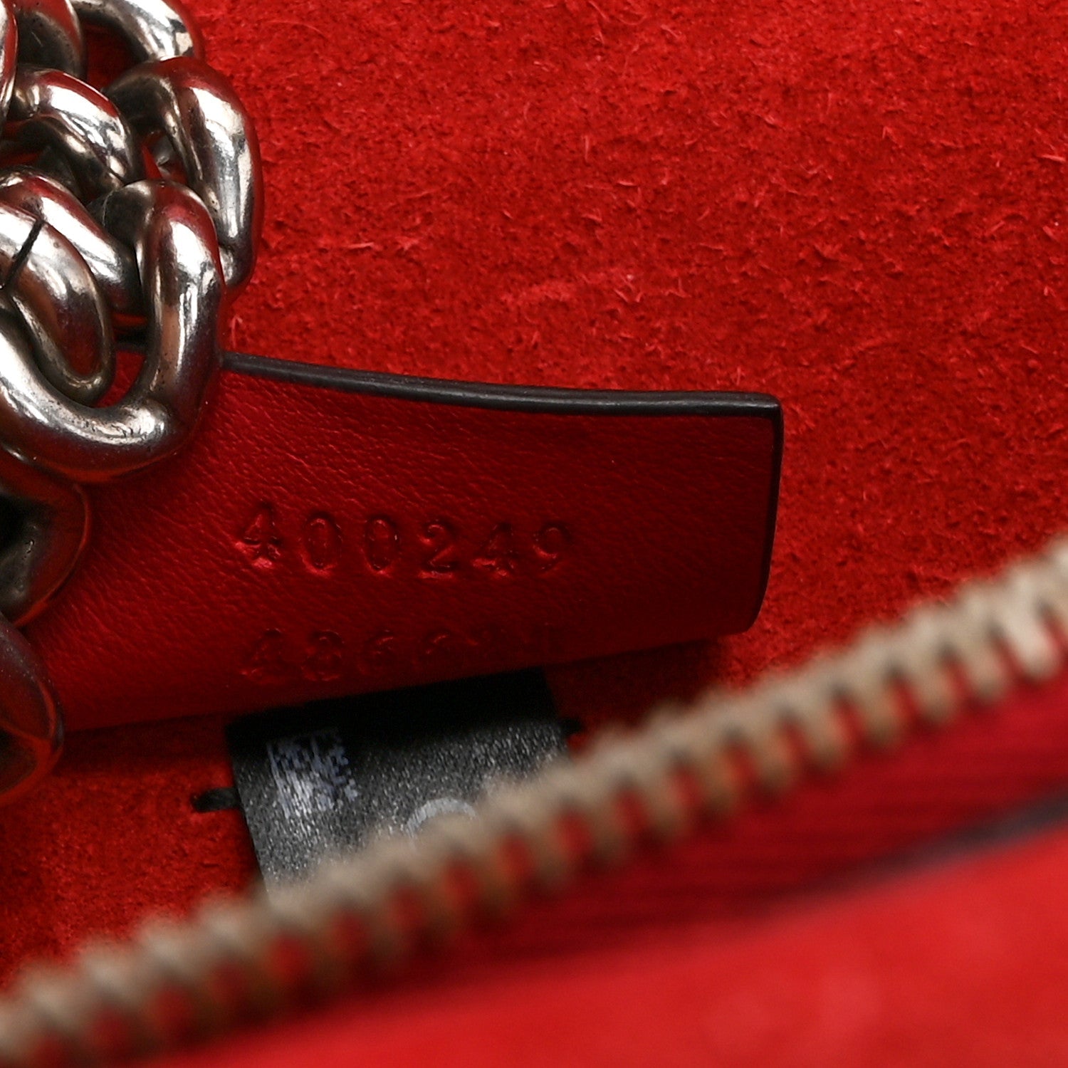 GG Supreme Monogram Small Dionysus Shoulder Bag Red