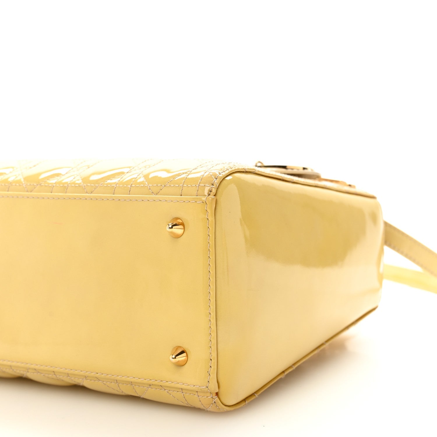 Patent Cannage Medium Lady D1OR Beige