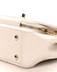 Caviar Quilted Medium Business Affinity Flap White