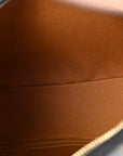 Triomphe Canvas Calfskin Ava Shoulder Bag Tan