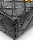 Lambskin Quilted The Softshot 21 Bag Black