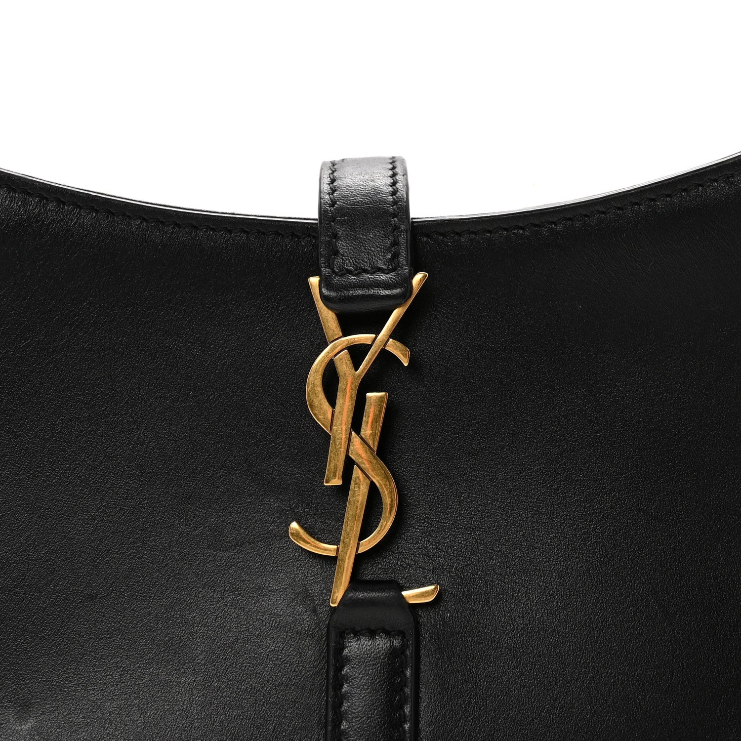 Smooth Calfskin Le 5 A 7 Mini Hobo Black