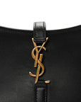 Smooth Calfskin Le 5 A 7 Mini Hobo Black