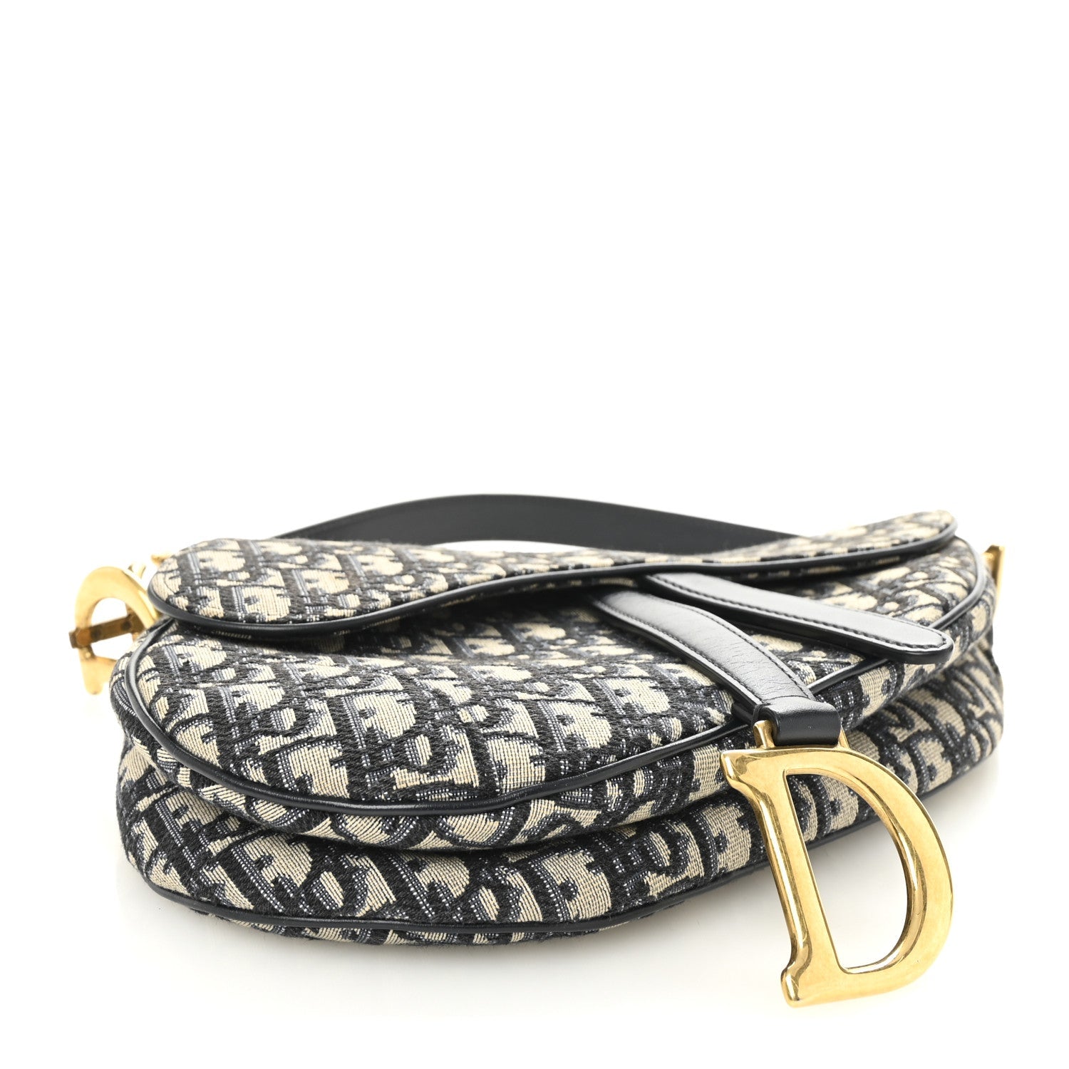 Oblique Saddle Bag Blue