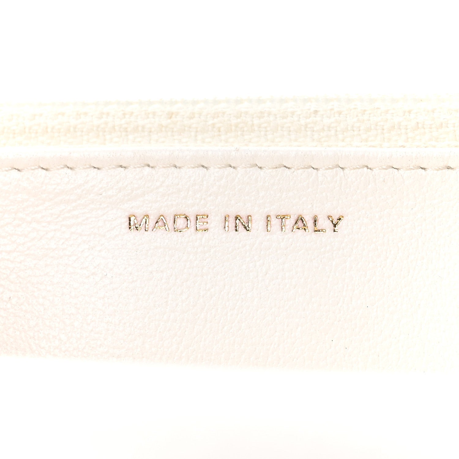 Lambskin Quilted Pillow Crush Wallet On Chain WOC White