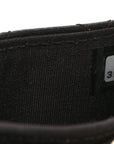 Caviar Quilted Boy Card Holder On Chain Black