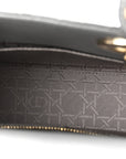 Lambskin Cannage Small My Lucky Badges My Lady D1OR Grey
