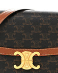 Triomphe Canvas Calfskin Medium Triomphe Bag Tan